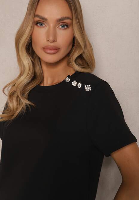 T-shirt Idivoria Negru 5