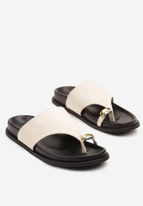 Papuci Sarfitis Albi 5