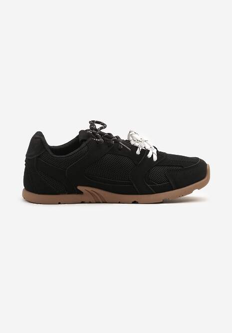 Czarne Sneakersy z Podwójnymi Sznurówkami Terfitra 4