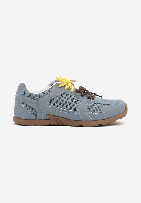 Niebieskie Sneakersy z Podwójnymi Sznurówkami Terfitra 4