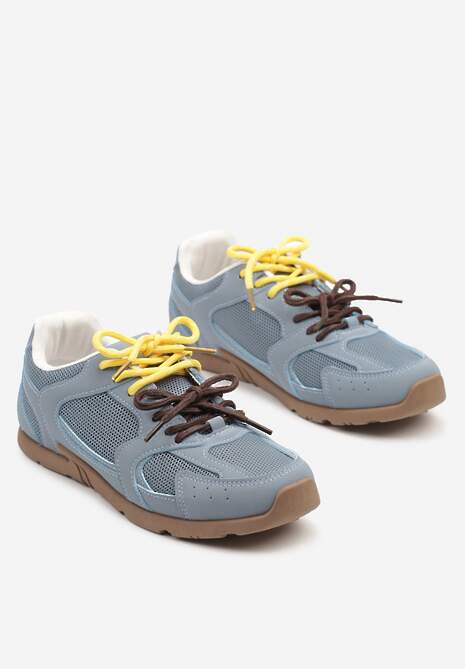 Niebieskie Sneakersy z Podwójnymi Sznurówkami Terfitra 5