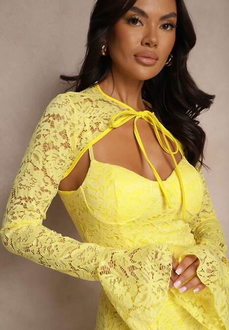 Rochie Nelfedi Galbenă 5