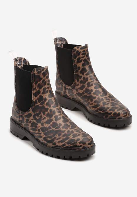 Cizme de cauciuc  Sarela Imprimeu leopard 5