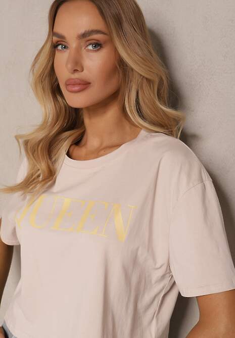 T-shirt Norfitis Bej închis 5