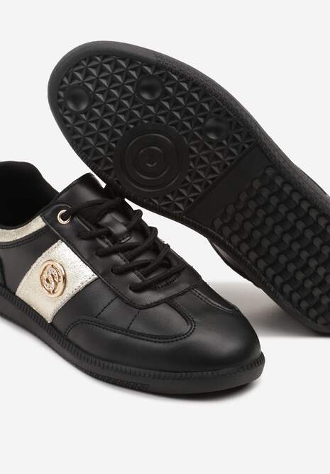 Sneakers Ollisena Negru cu argintiu 6