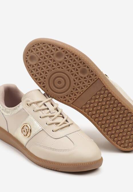 Sneakers Ollisena Bej închis 6