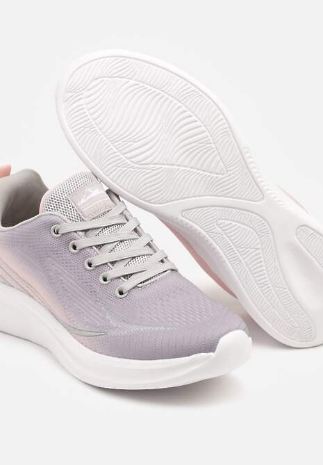 Jasnoszare Buty Sportowe Sneakersy Zdobione Efektem Ombre Banelissa 6