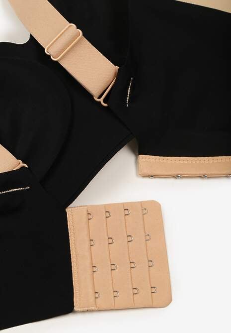 Czarny Biustonosz z Zapięciem na Haftki Oledis 6