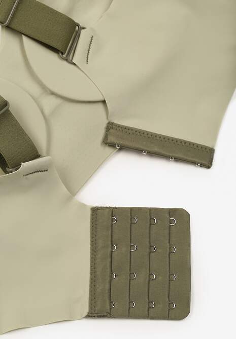 Jasnozielony Biustonosz z Zapięciem na Haftki Oledis 6