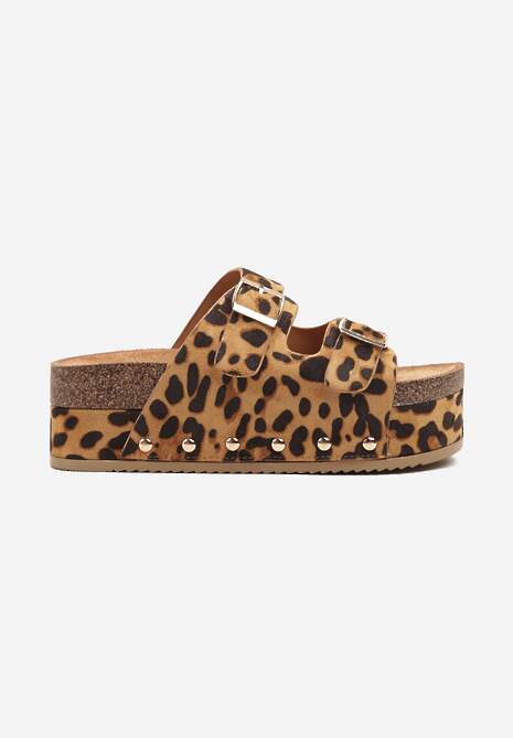 Papuci Tillitoma Imprimeu leopard 4