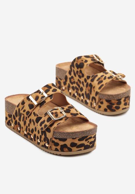 Papuci Tillitoma Imprimeu leopard 5