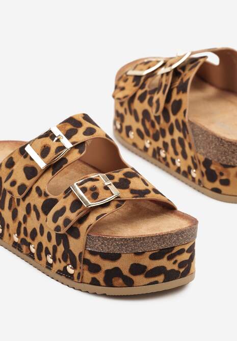 Papuci Tillitoma Imprimeu leopard 6