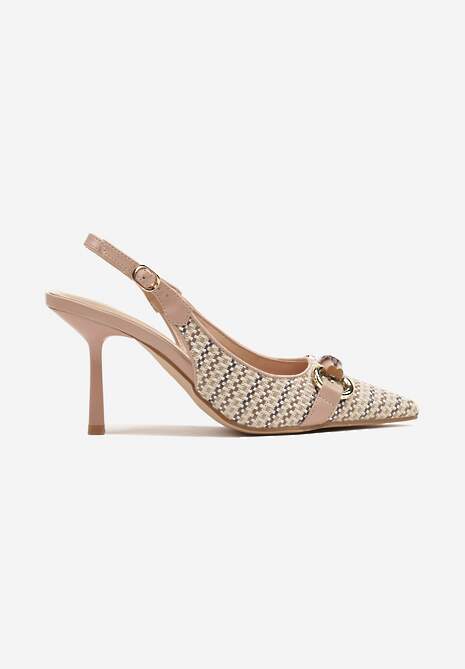 Pantofi stiletto Avenis Bej 4