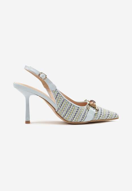 Pantofi stiletto Avenis Albaștri 4