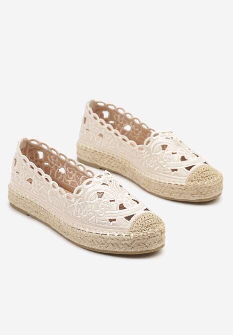 Espadrile Nelariss Bej 5