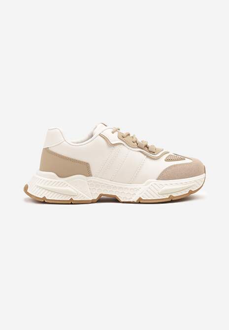 Sneakers Isallena Bej închis 4