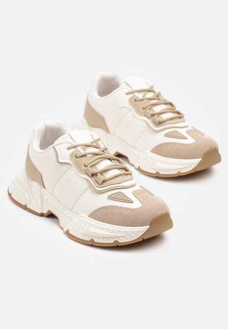 Sneakers Isallena Bej închis 5