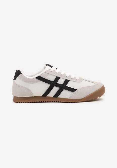Białe Sneakersy Typu Klasyczne Tenisówki Isnnoria 4