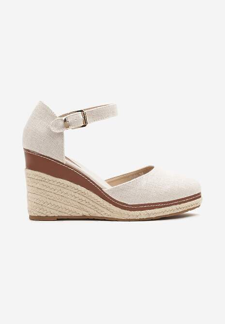 Pantofi cu toc Alathria Bej 4