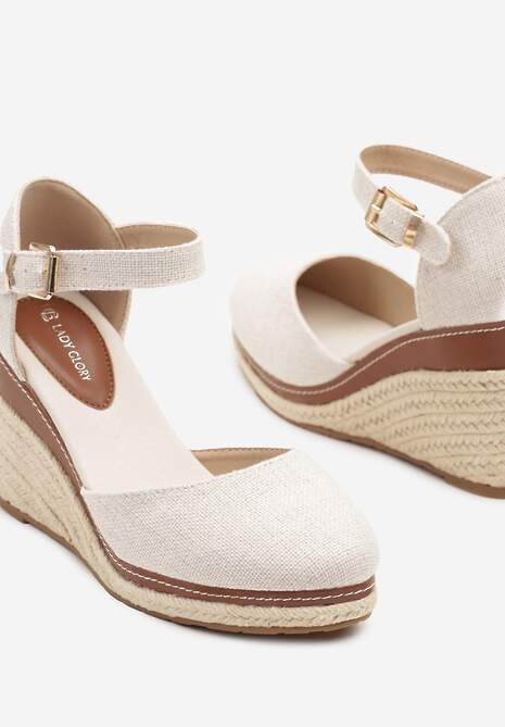 Pantofi cu toc Alathria Bej 6