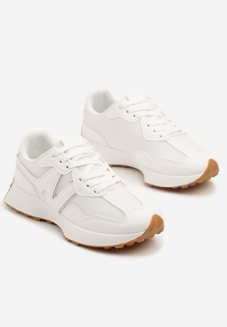 Białe Sneakersy Ozdobione Geometrycznym Motywem Zdivena 5