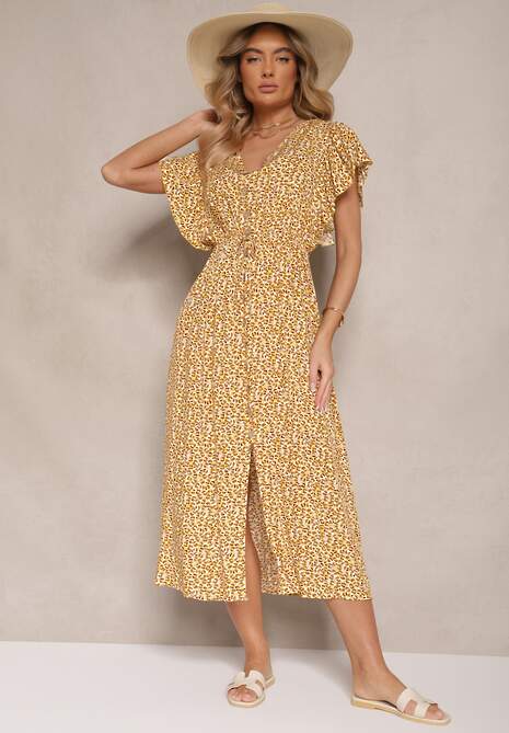 Rochie Aluvellae Galbenă 4