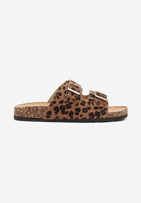 Papuci Virlevia Imprimeu leopard 4