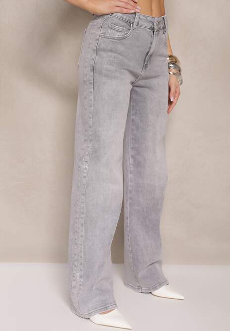 Blugi Firlevia Gri deschis 4