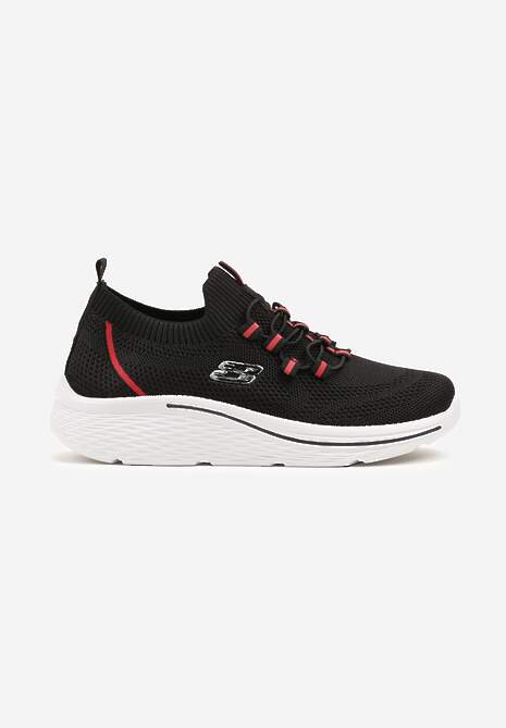 Czarne Wsuwane Buty Sportowe Sneakersy z Elastyczną Cholewką Telithiela 4