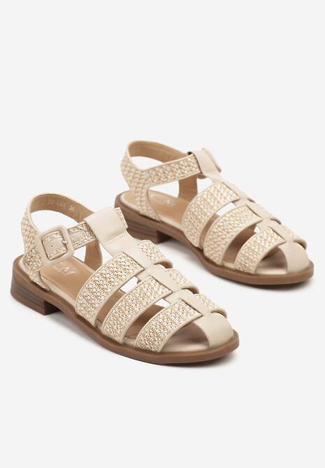 Sandale Liaseria Bej 5