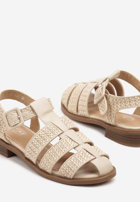 Sandale Liaseria Bej 6