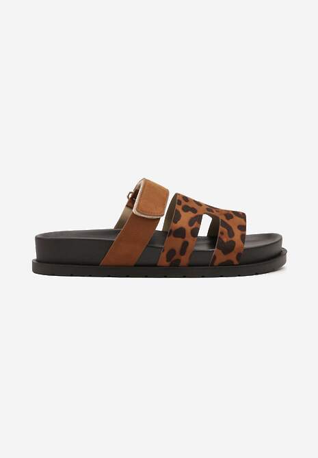 Papuci Nimiarianna Imprimeu leopard 4