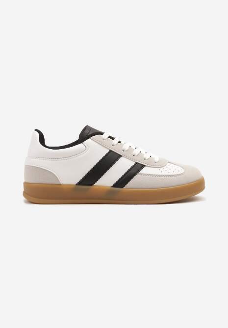 Sneakers Ivelfia Alb cu negru 4