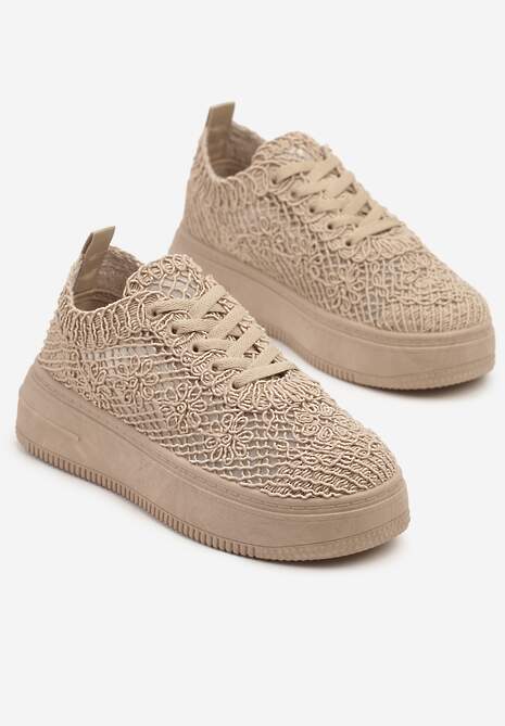 Sneakers Isdisane Bej închis 5