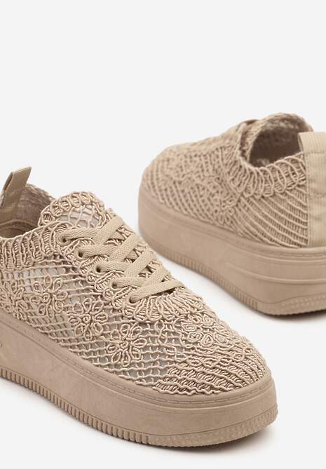 Sneakers Isdisane Bej închis 6