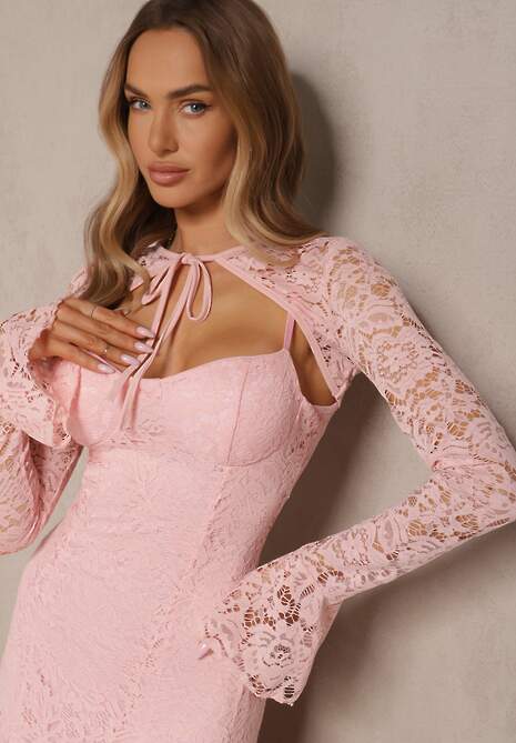 Rochie Roz închis 5