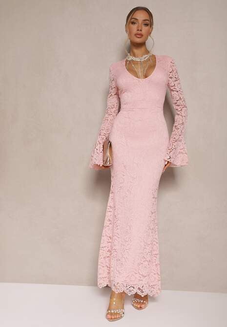 Rochie Roz închis 4