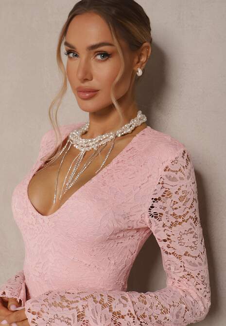 Rochie Roz închis 5