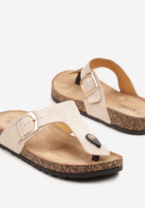 Șlapi Arrivona Bej 6