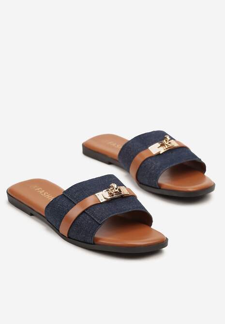 Papuci Morwia Bleumarin 5