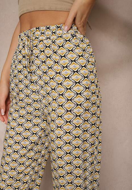Pantaloni Lisariella Bej închis 5
