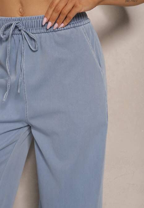 Pantaloni Lisanila Albastru deschis 5