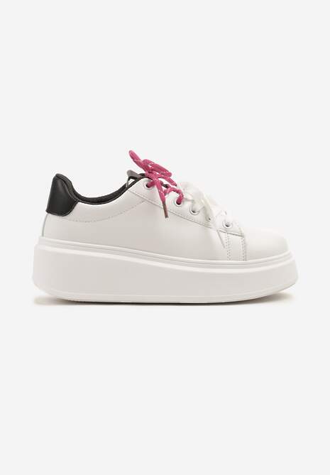 Sneakers Alb cu negru 4