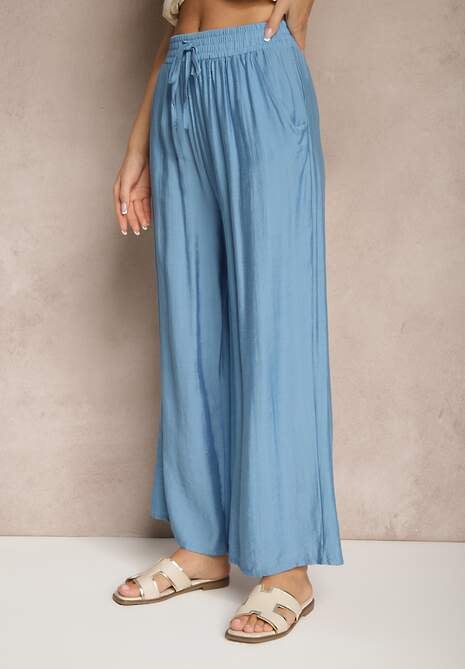 Pantaloni Yaslevia Albaștri 4