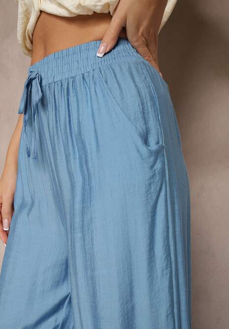 Pantaloni Yaslevia Albaștri 5