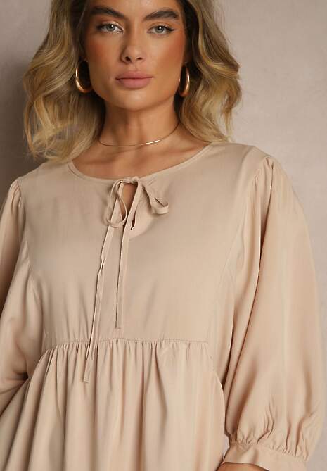 Rochie Volmira Bej 5