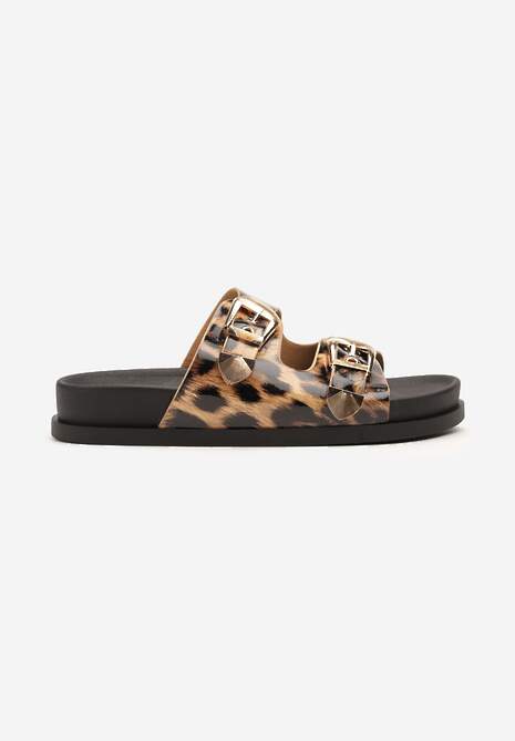 Papuci Tolirene Imprimeu leopard 4