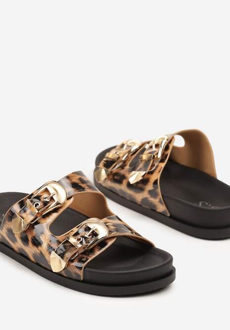 Papuci Tolirene Imprimeu leopard 6