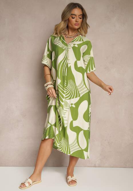 Rochie Sallinori Verde deschis 4