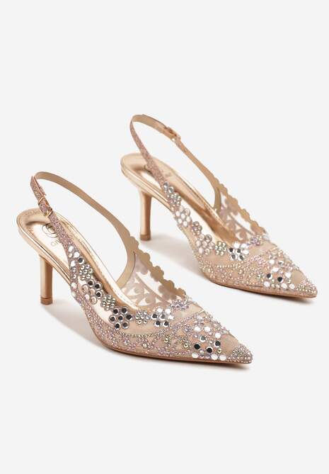 Sandale Korioliana Culoarea șampaniei 5